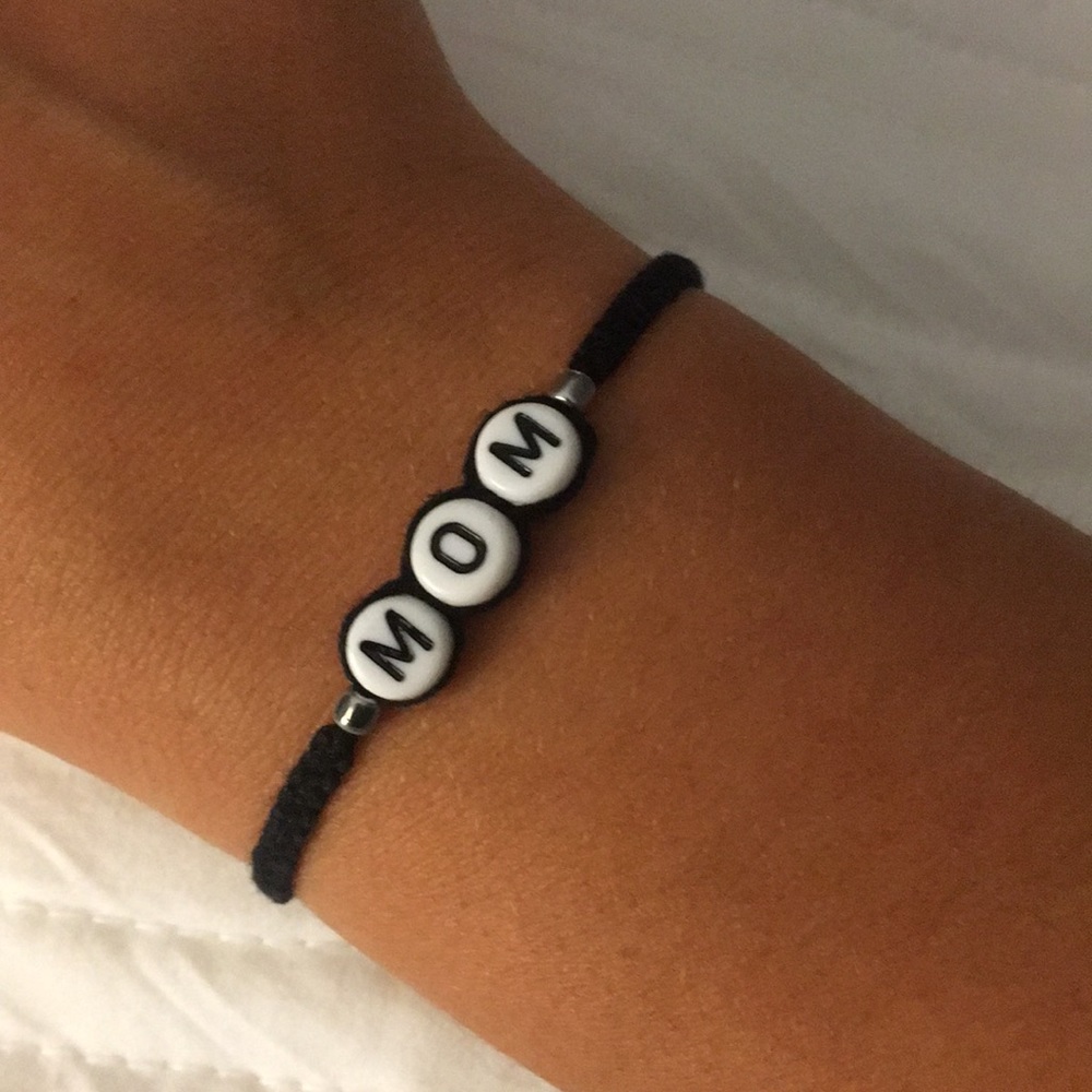 Handmade MOM / MAMA Beaded Friendship Bracelet